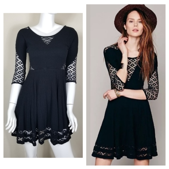 Free People Dresses & Skirts - Free People To the Point Fit and Flare Dress Sz S
